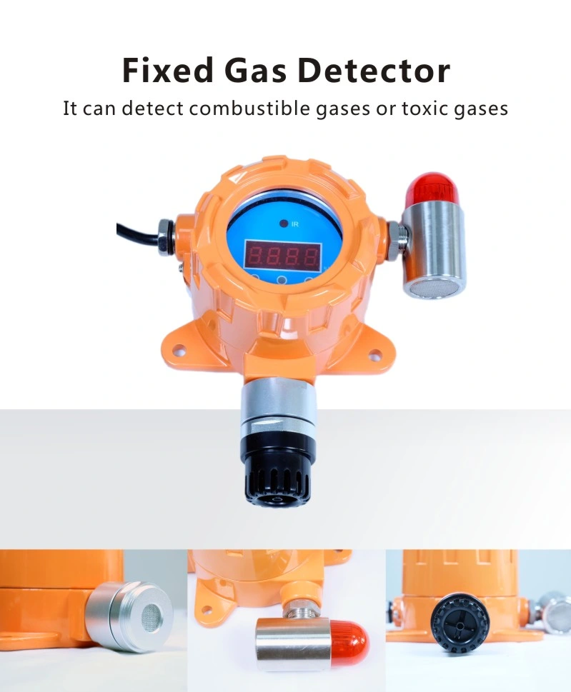 Fixed Industrial Gas Detector for Nh3 Gas Ammonia Gas Leak Detector Air Quality Monitoring System